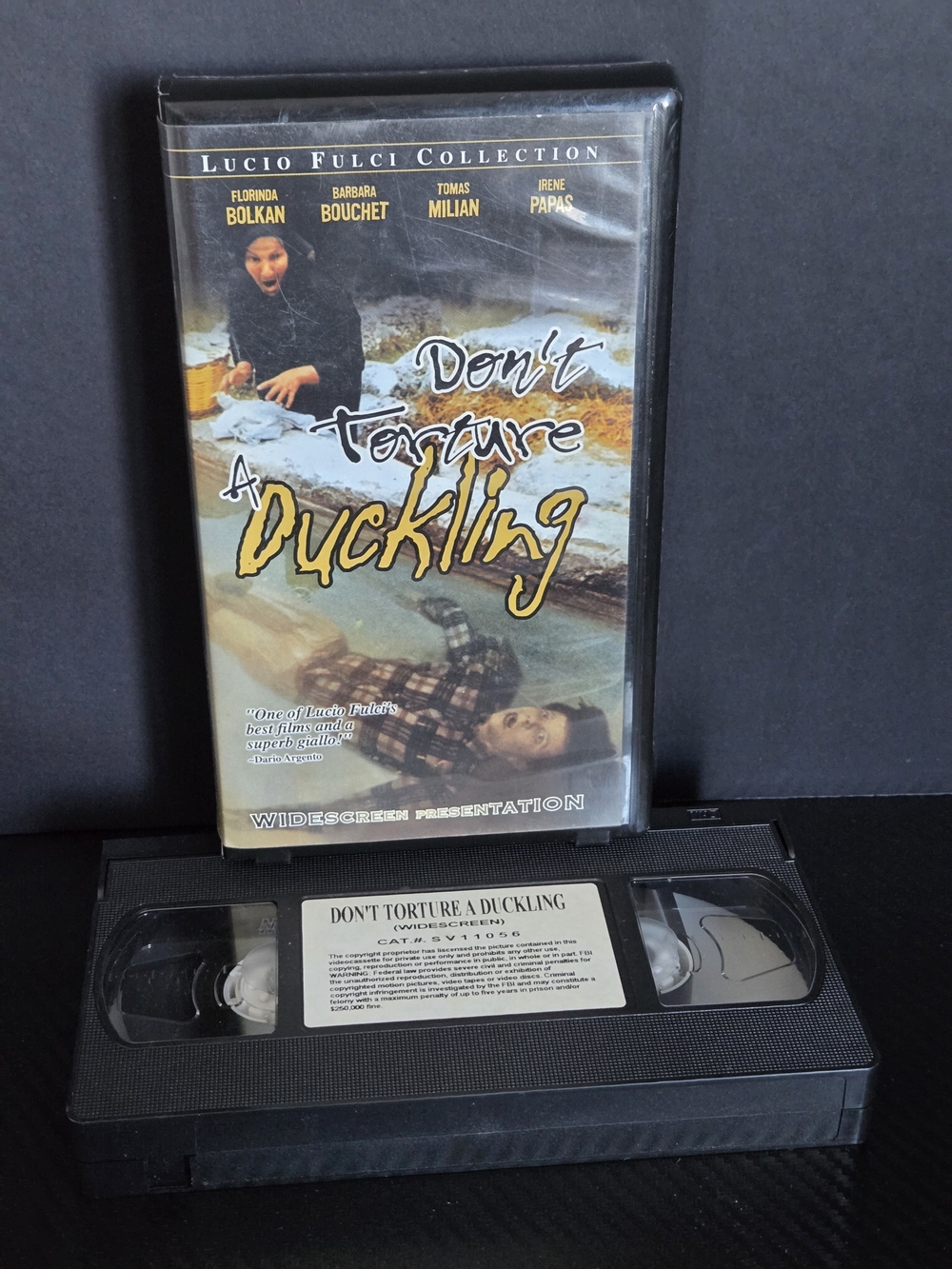 Don't Torture A Duckling VHS Italian Horror Lucio Fulci Collection